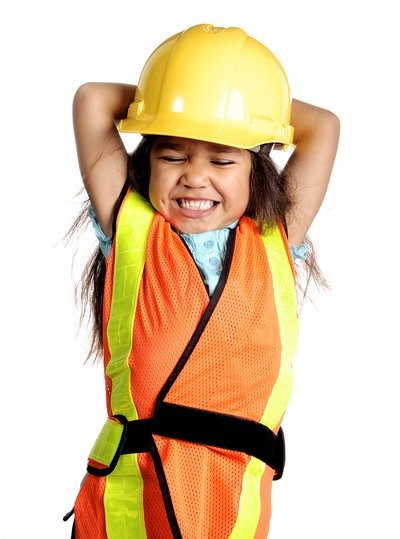 Reflective vests for children make travel safer